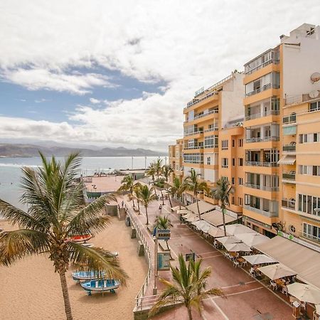 En Primera Linea De La Playa De Las Canteras Vista Al Mar Лас-Пальмас-де-Гран-Канарія Екстер'єр фото